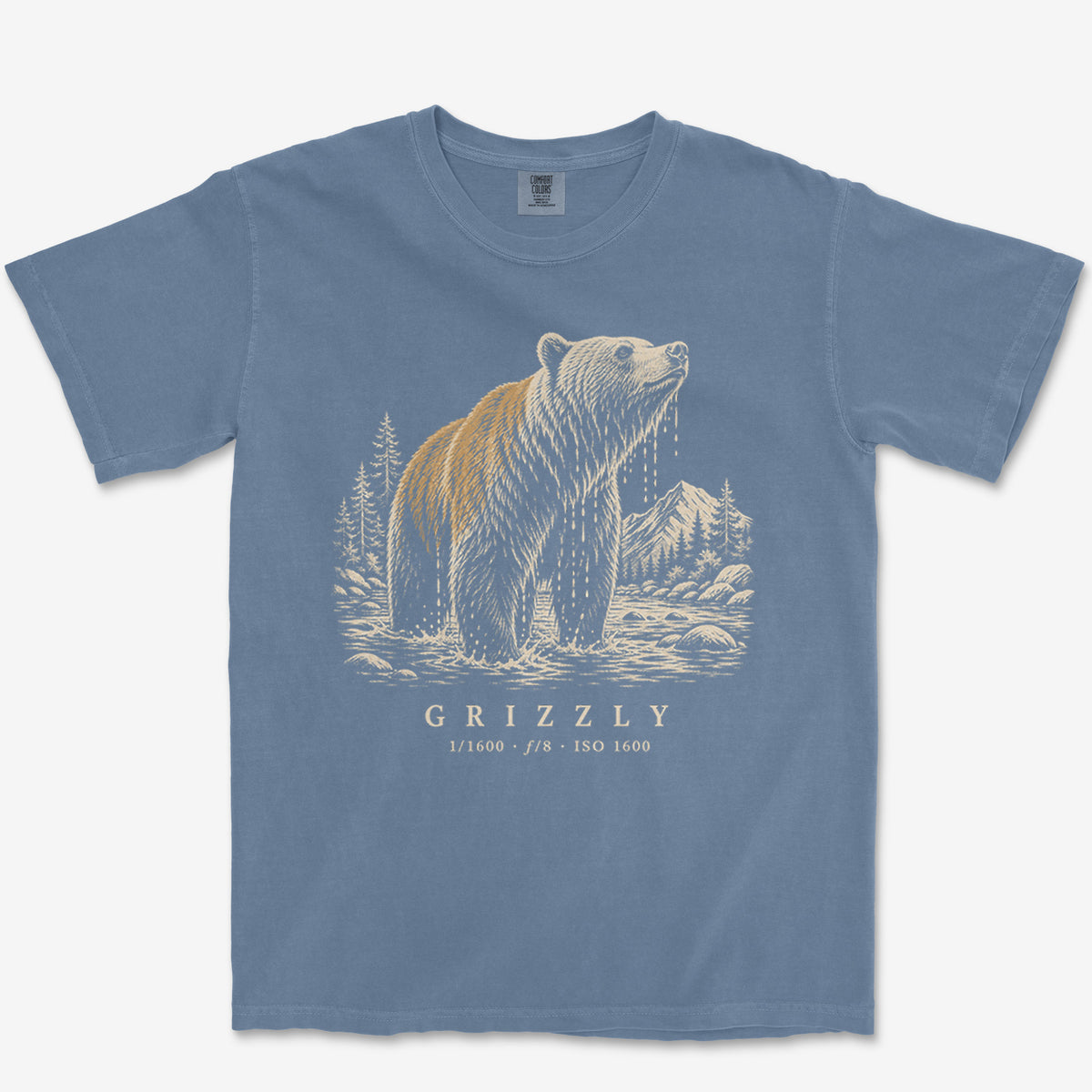 Grizzly Plate Heavyweight Tee