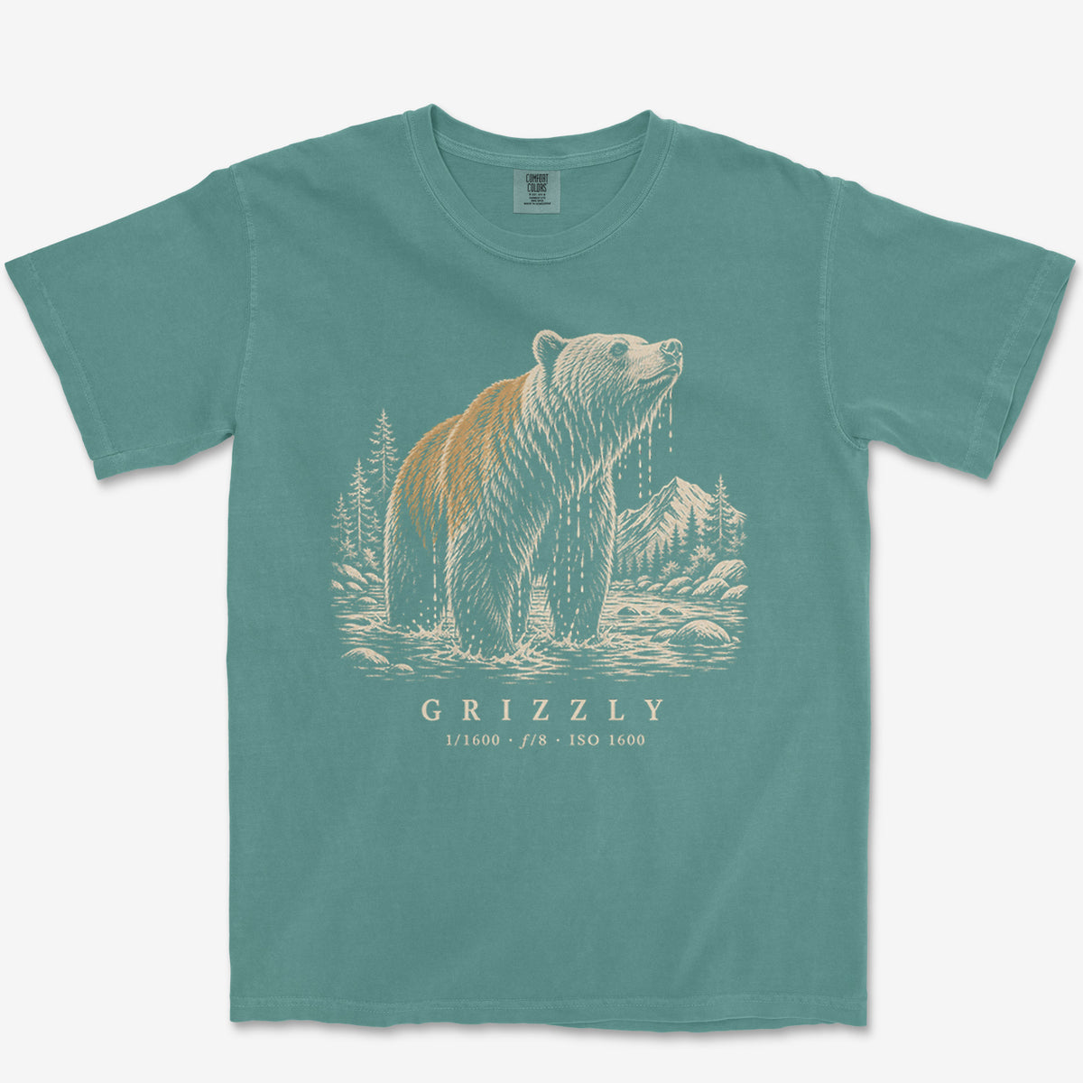 Grizzly Plate Heavyweight Tee