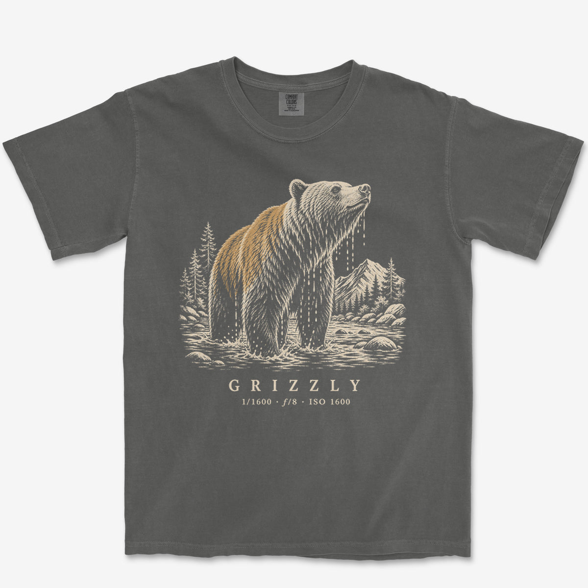 Grizzly Plate Heavyweight Tee