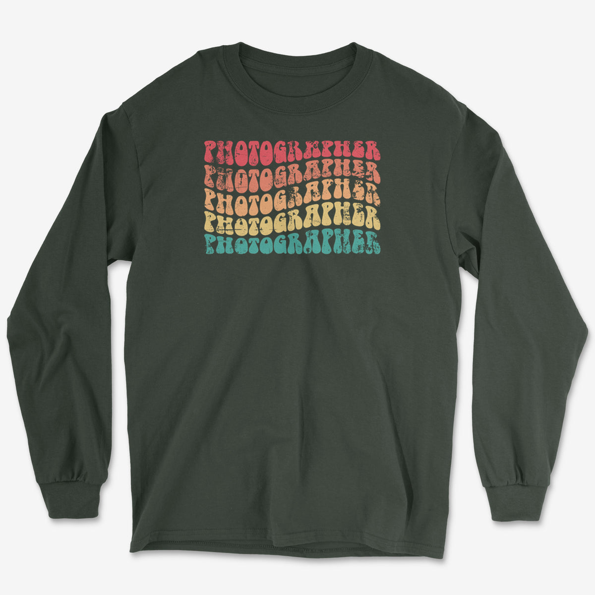 Groovy Photographer Long Sleeve Tee