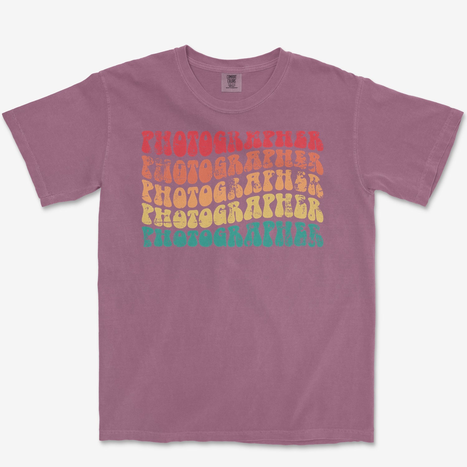 Groovy Photographer Heavyweight Tee