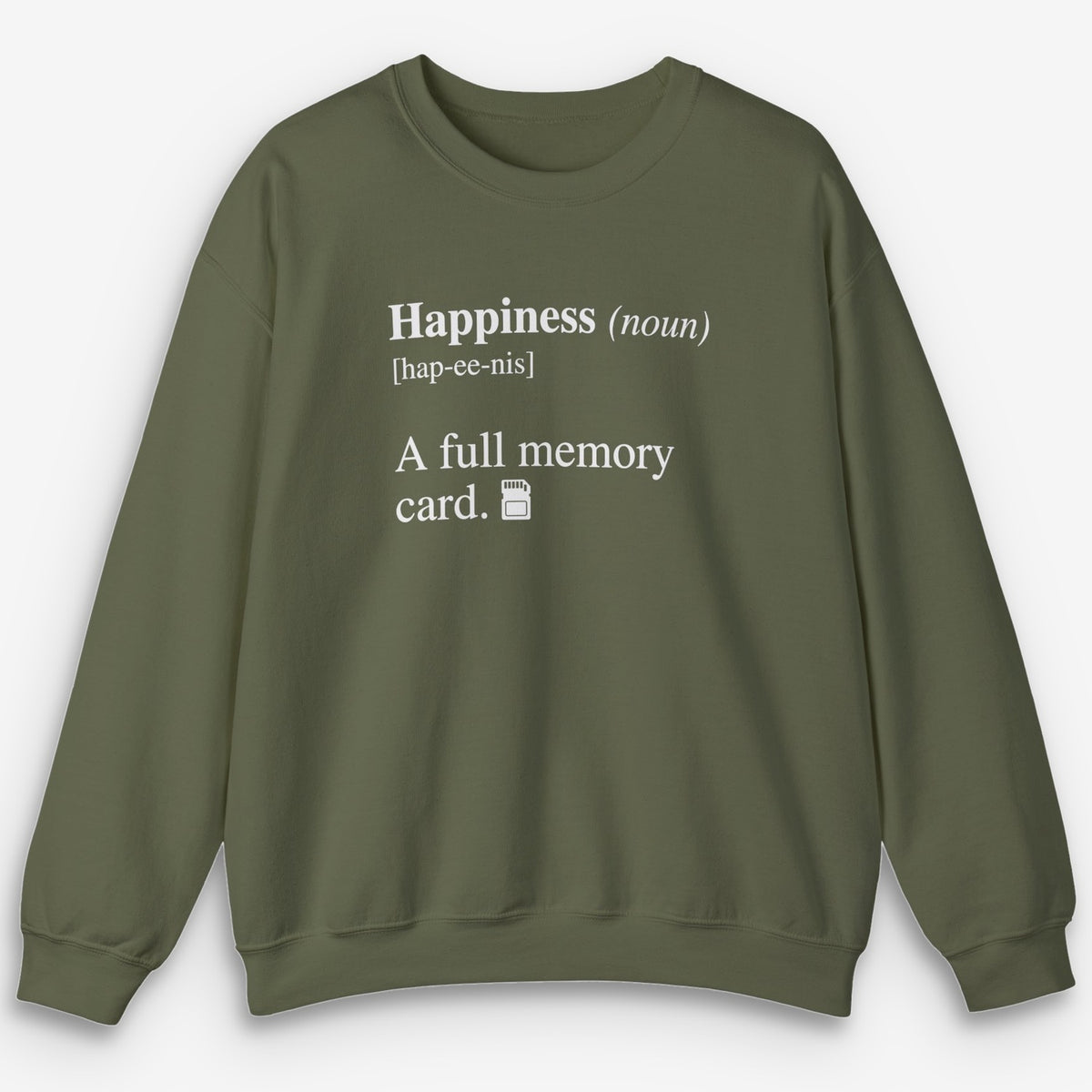 Happiness Card Sweatshirt