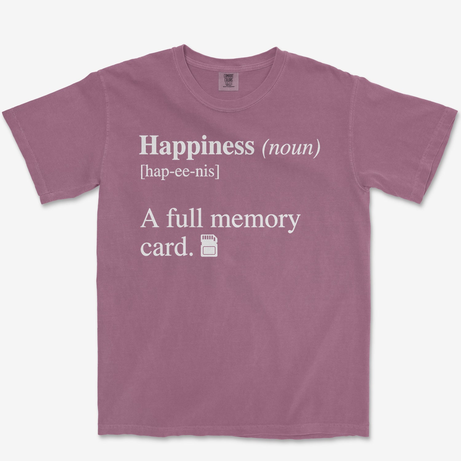 Happiness Card Heavyweight Tee