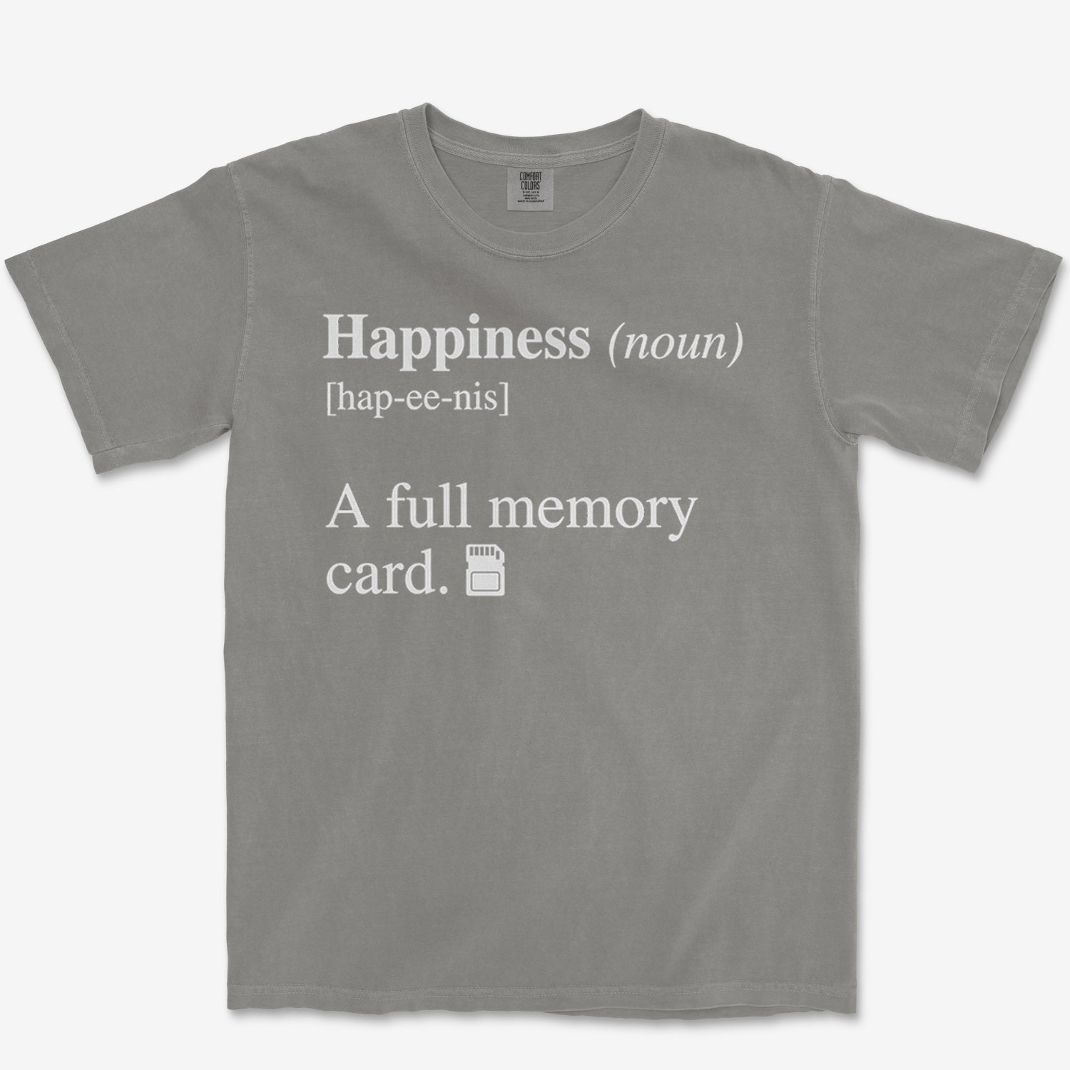 Happiness Card Heavyweight Tee