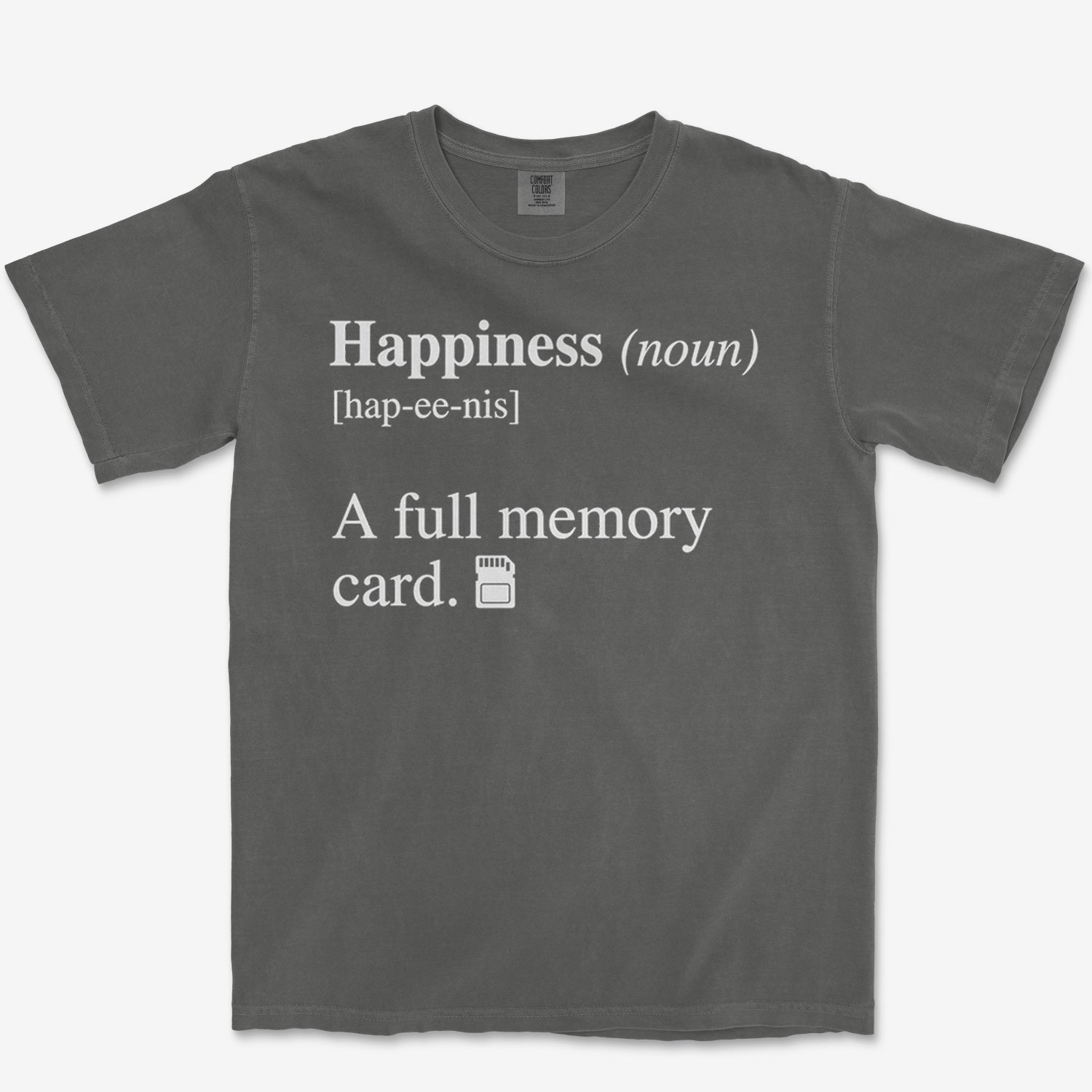 Happiness Card Heavyweight Tee