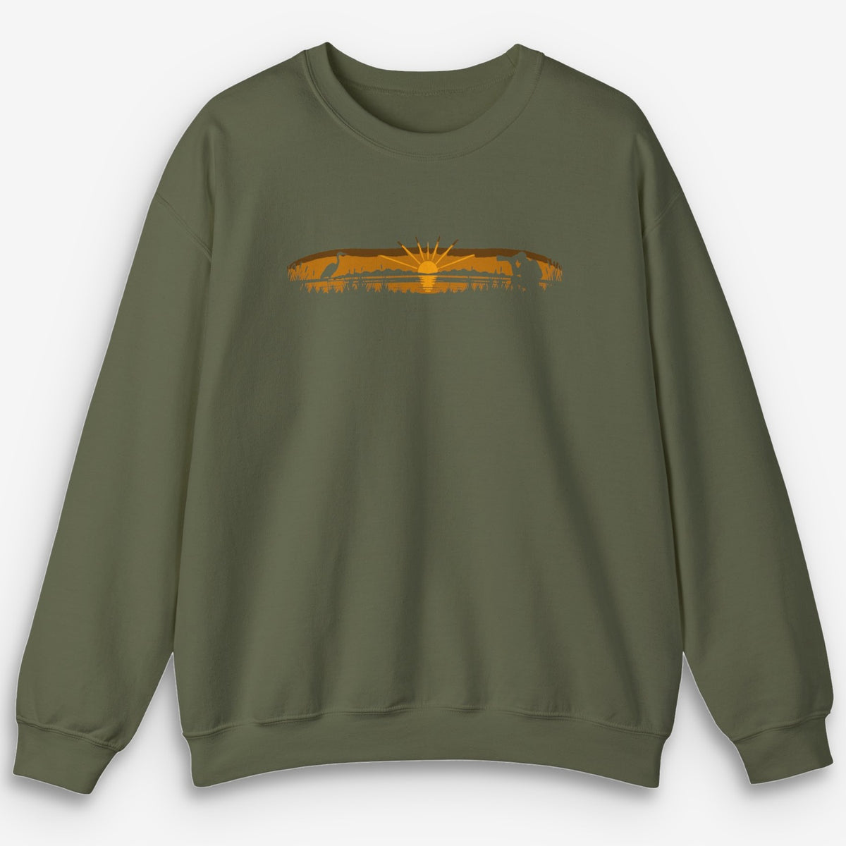 Heron At First Light Sweatshirt