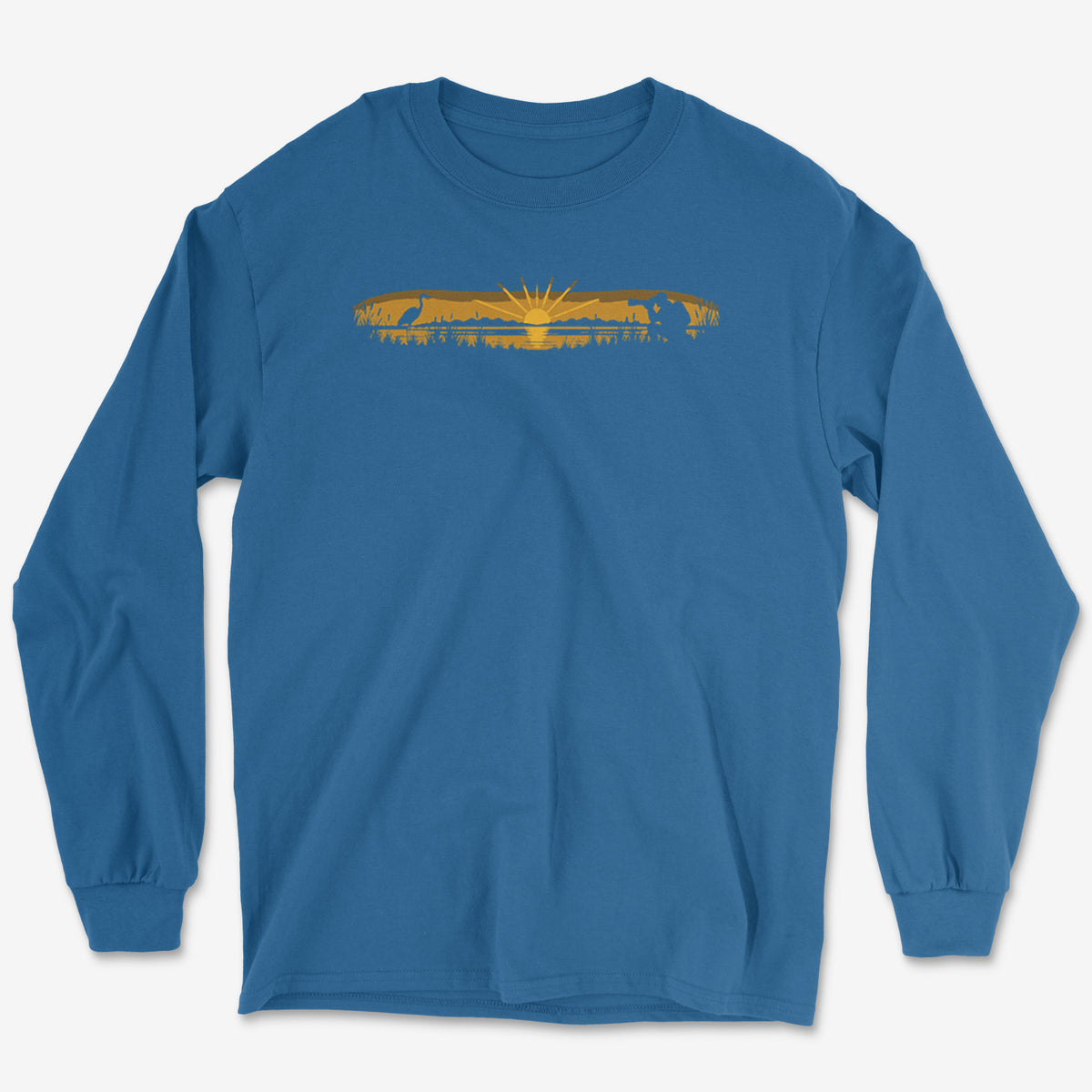 Heron At First Light Long Sleeve Tee