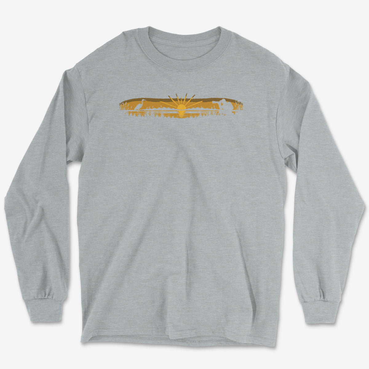 Heron At First Light Long Sleeve Tee