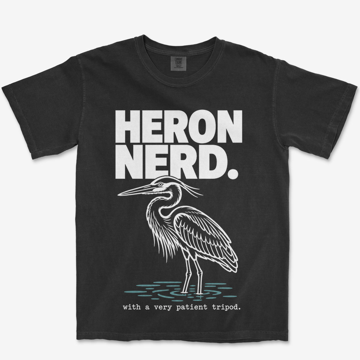 Heron Nerd Heavyweight Tee