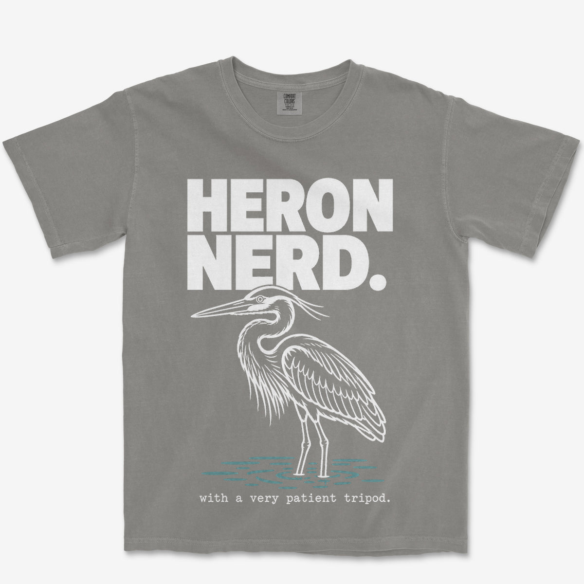 Heron Nerd Heavyweight Tee