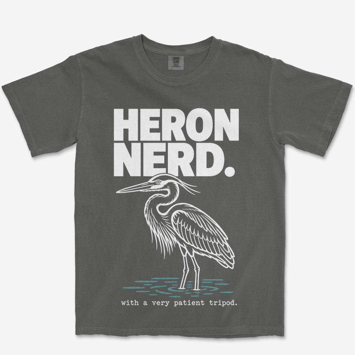 Heron Nerd Heavyweight Tee