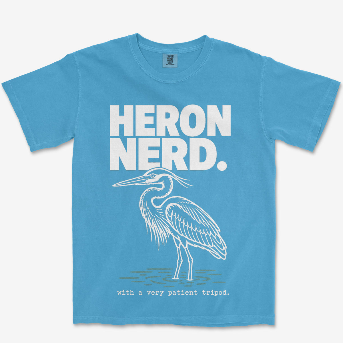 Heron Nerd Heavyweight Tee