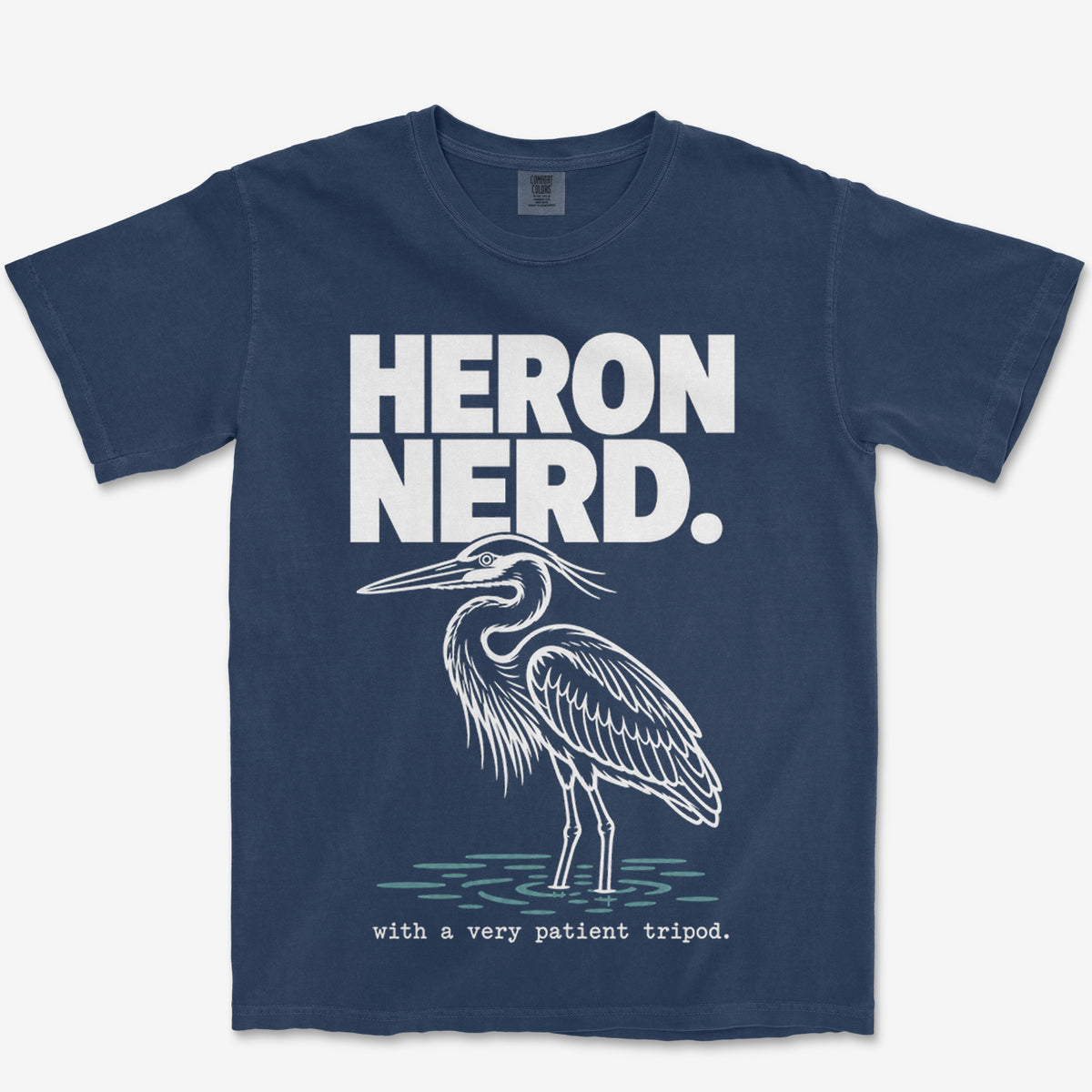 Heron Nerd Heavyweight Tee