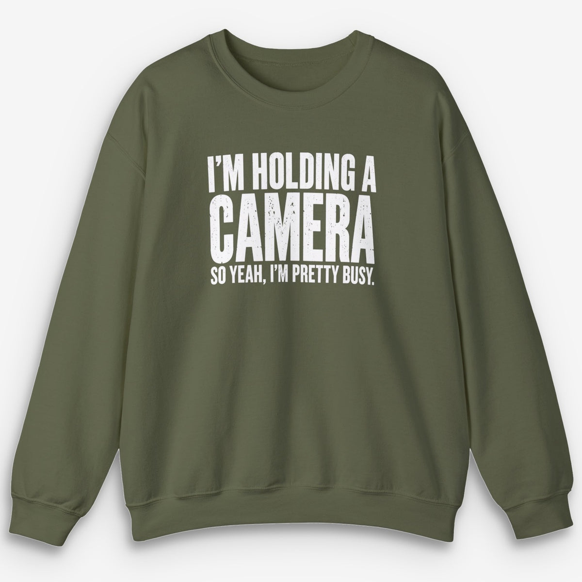 Holding A Camera Sweatshirt