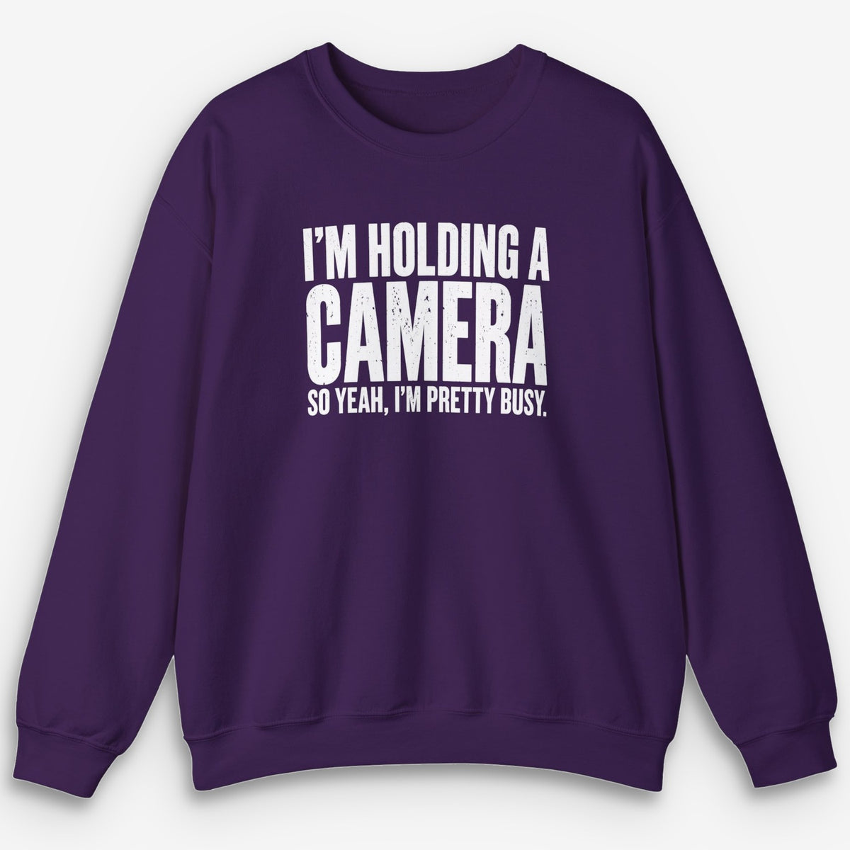 Holding A Camera Sweatshirt