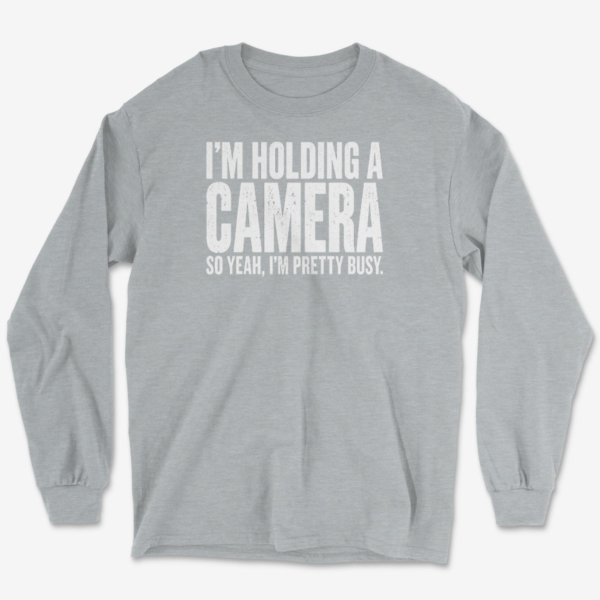Holding A Camera Long Sleeve Tee