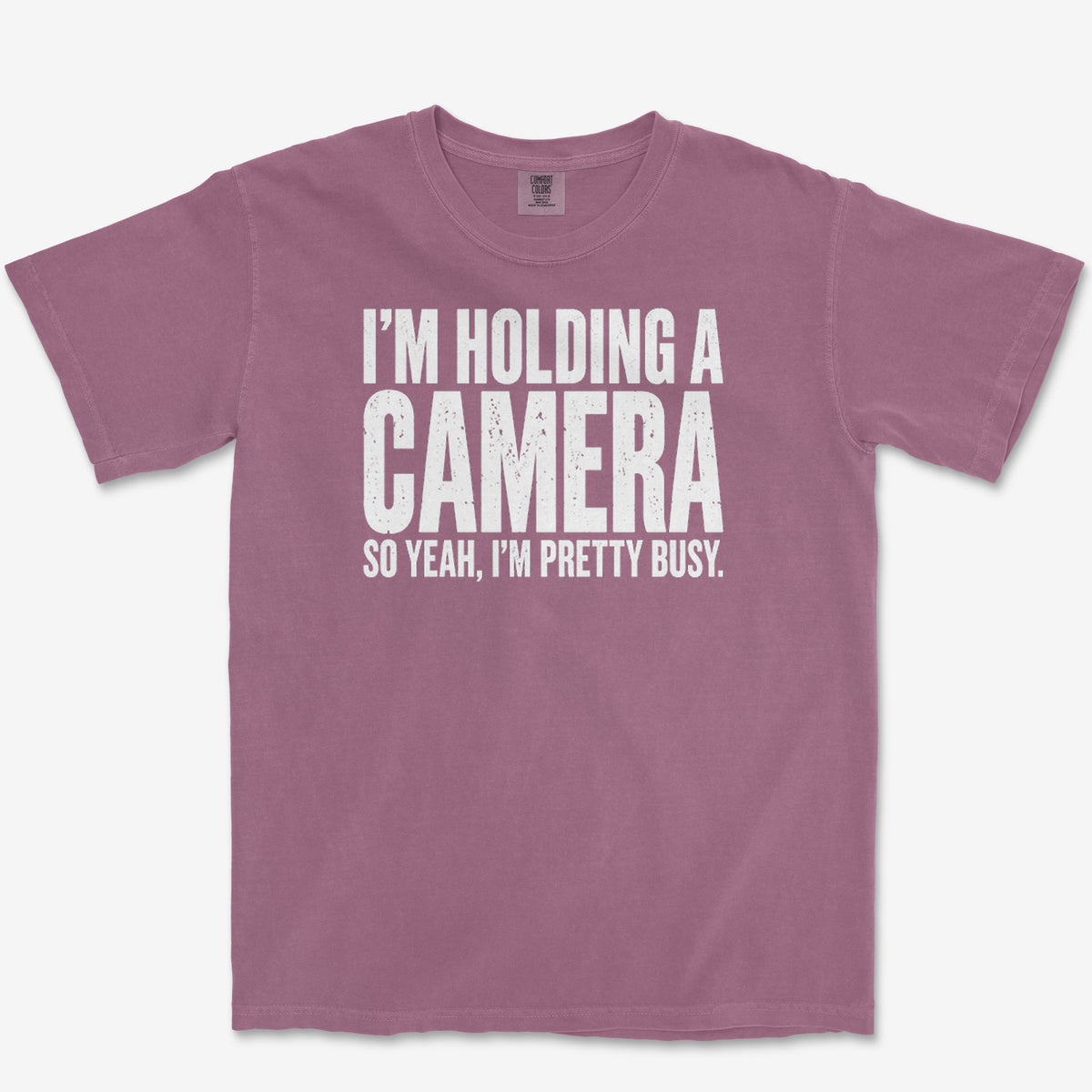 Holding A Camera Tee — berry