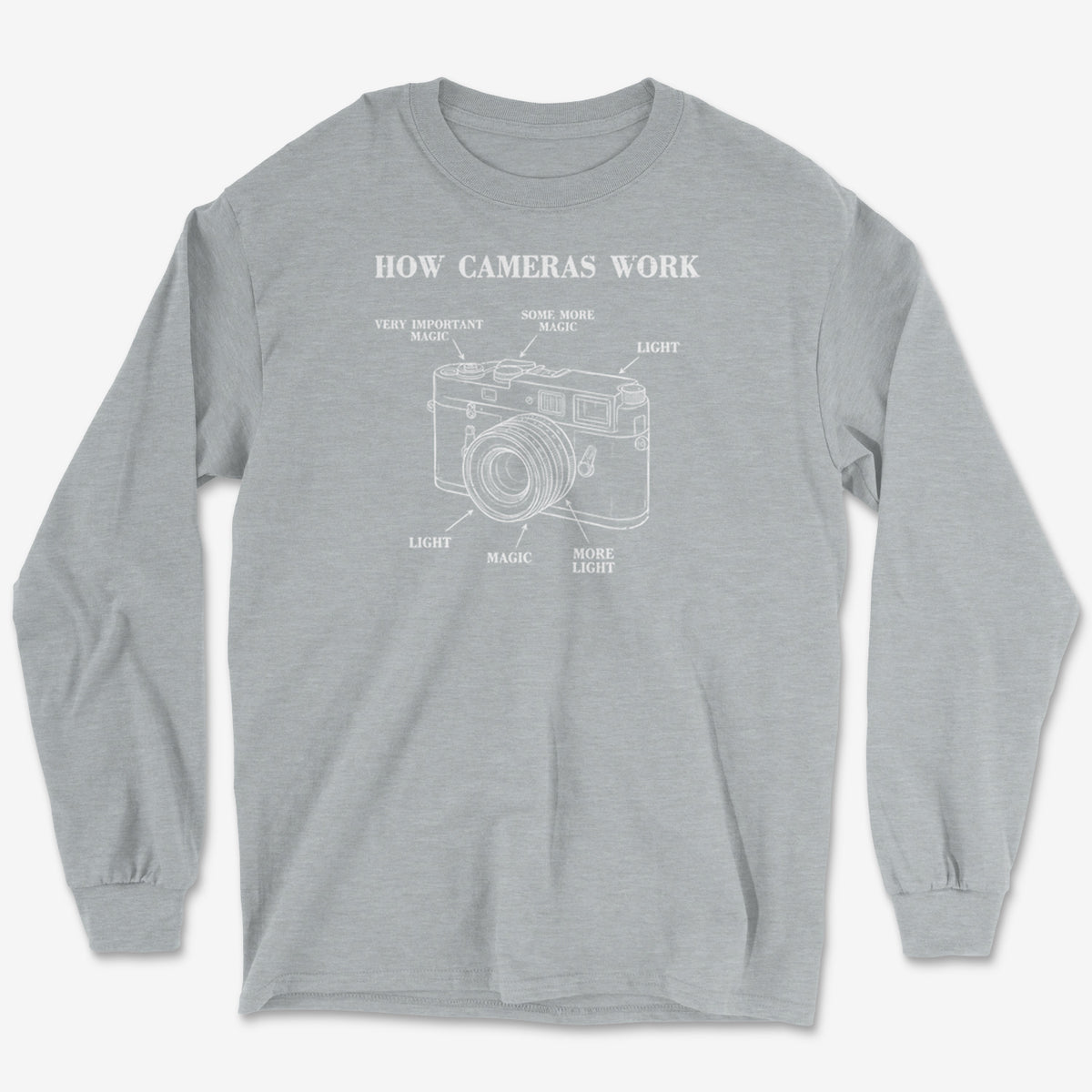 How Cameras Work Long Sleeve Tee
