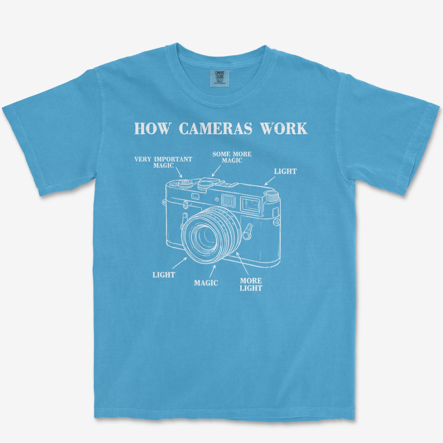 How Cameras Work Heavyweight Tee