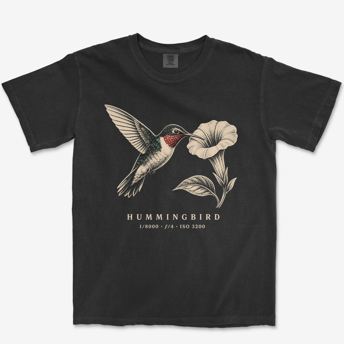 Hummingbird Plate Heavyweight Tee
