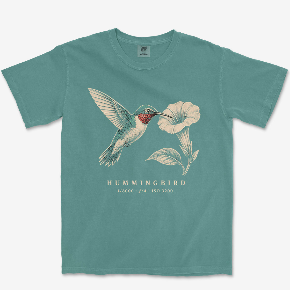 Hummingbird Plate Heavyweight Tee