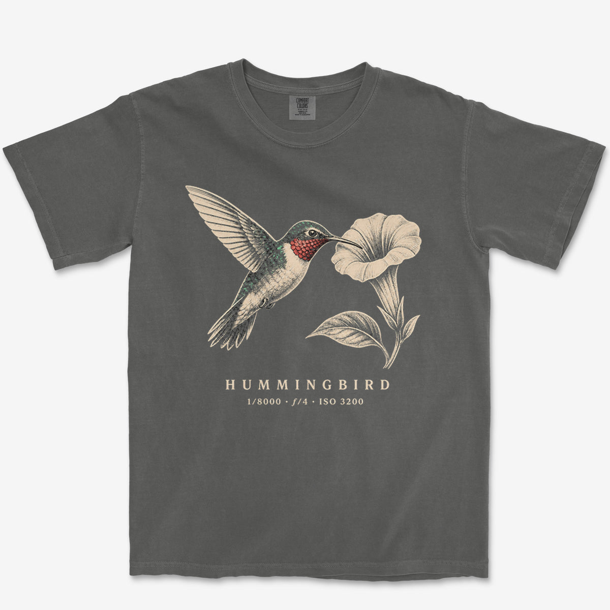 Hummingbird Plate Heavyweight Tee