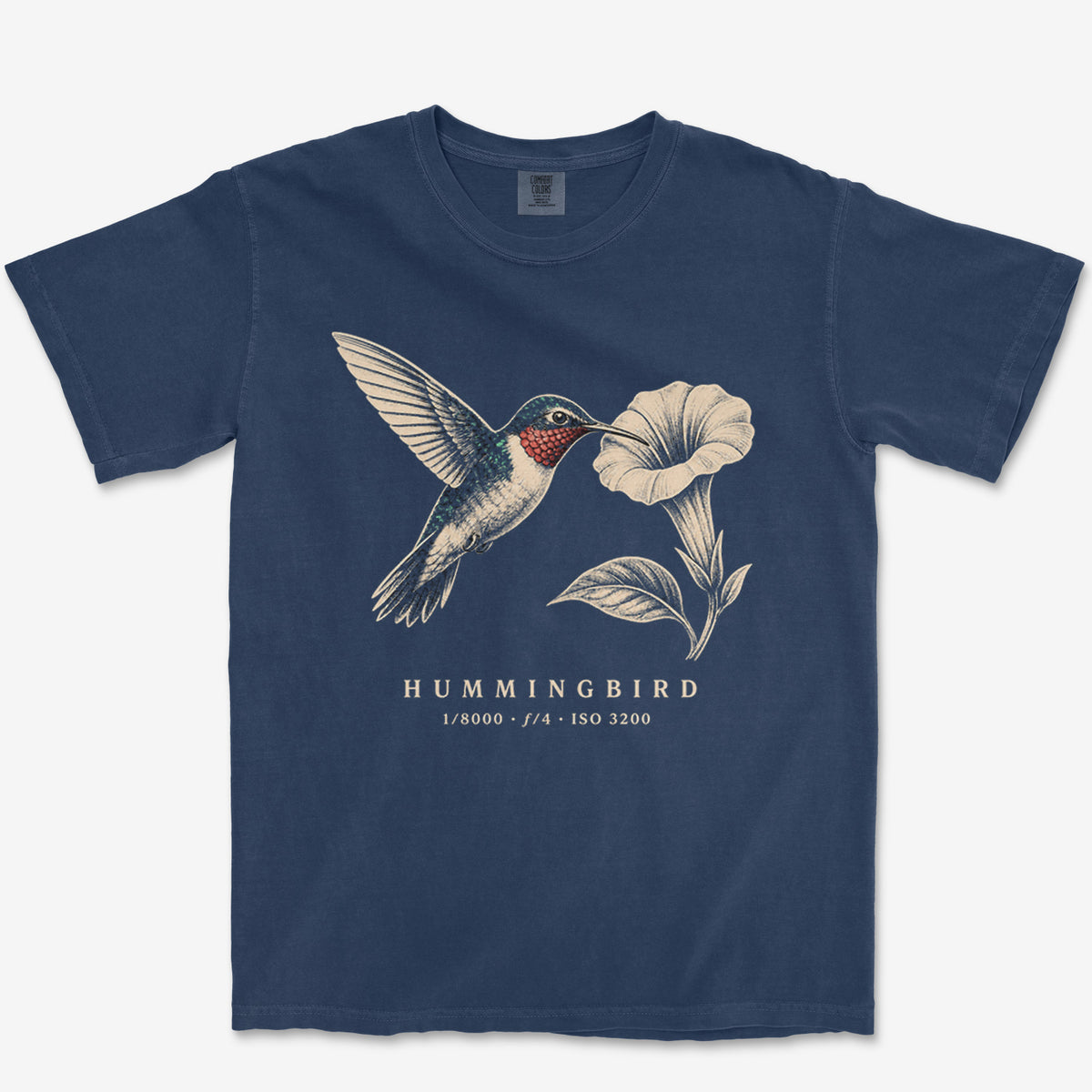 Hummingbird Plate Heavyweight Tee