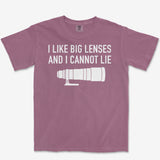 I Like Big Lenses Heavyweight Tee