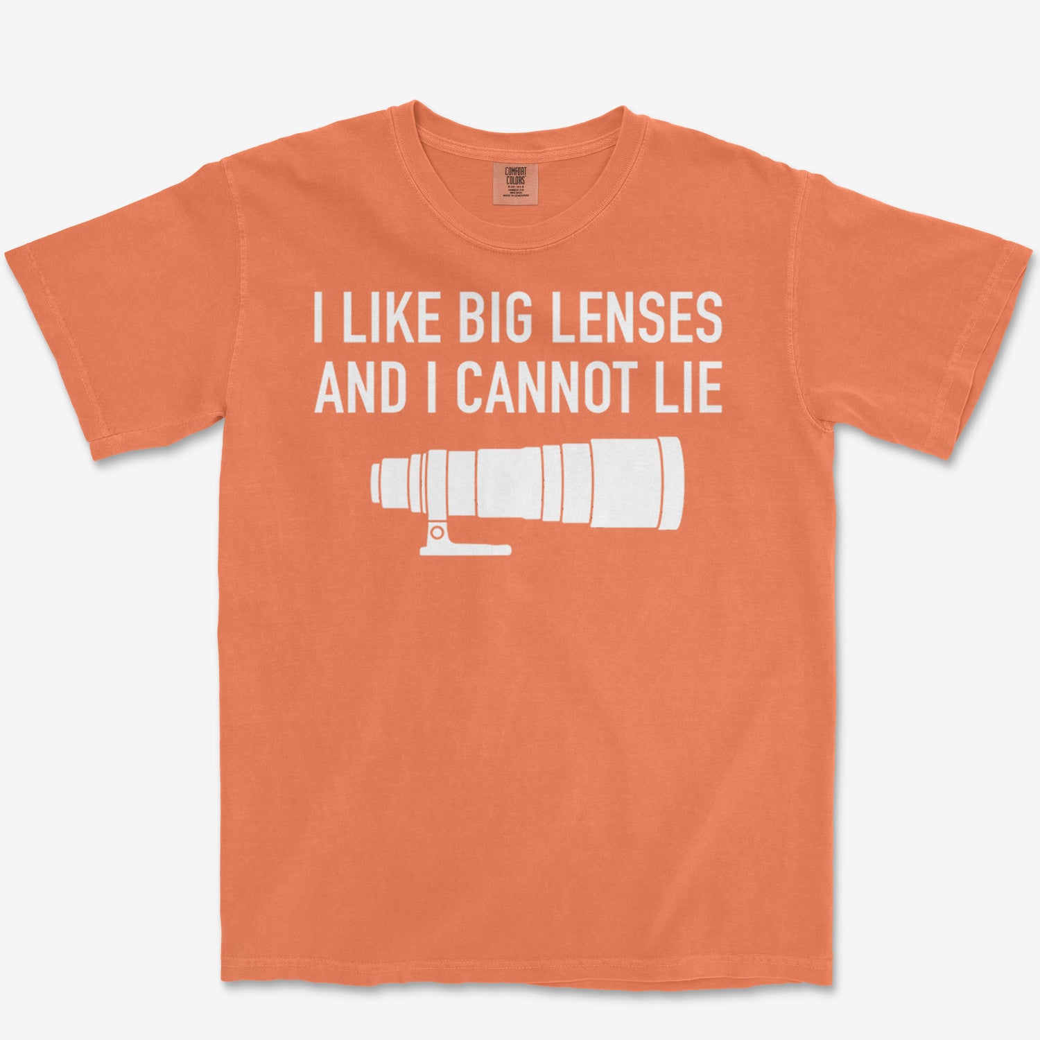 I Like Big Lenses Heavyweight Tee