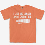 I Like Big Lenses Heavyweight Tee