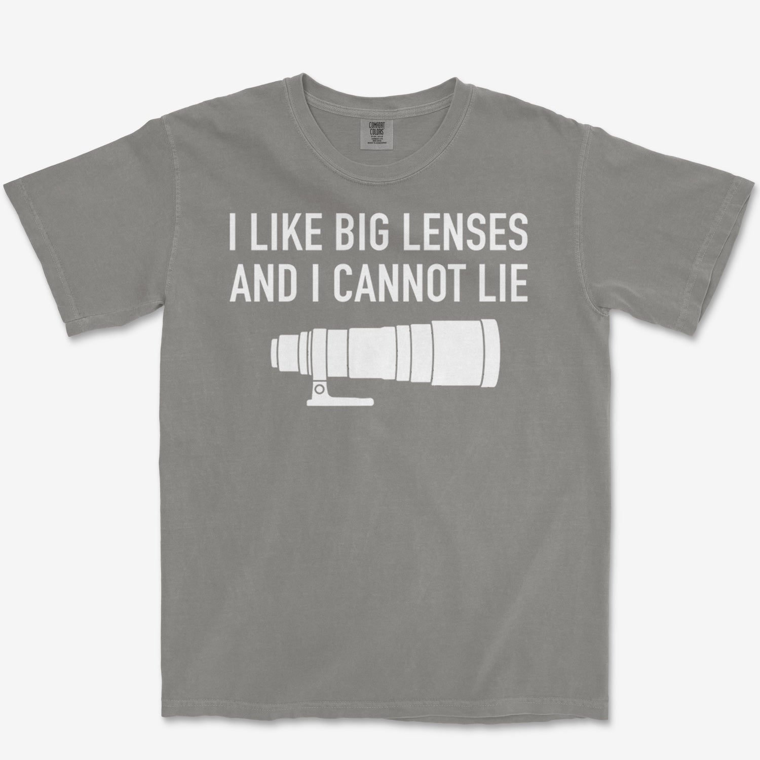 I Like Big Lenses Heavyweight Tee