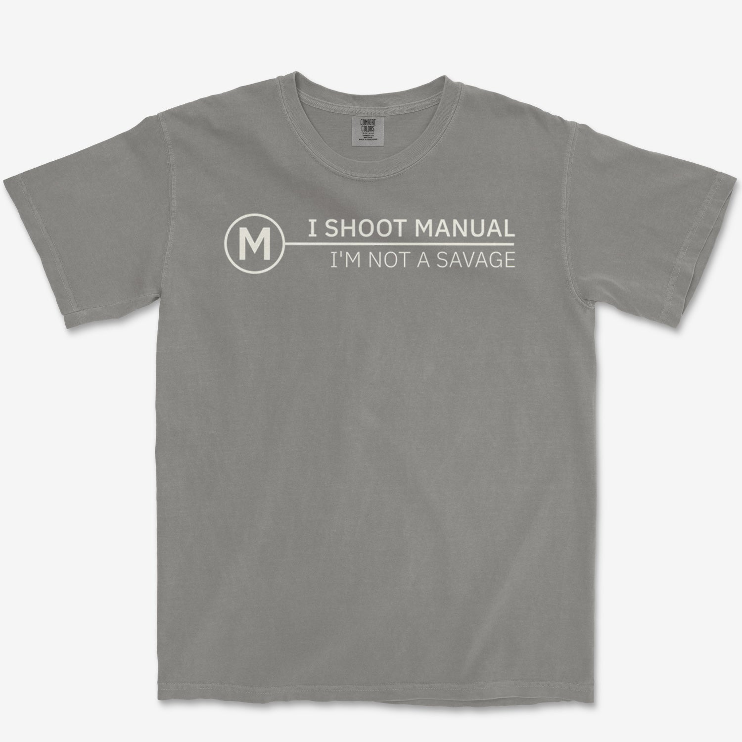 I Shoot Manual Heavyweight Tee