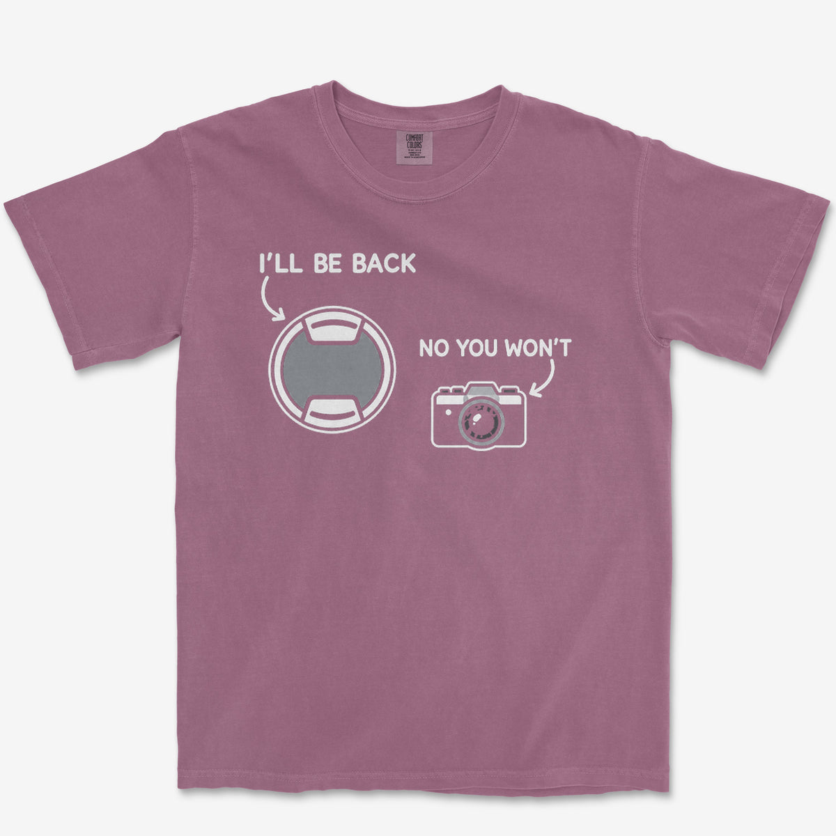 I'll Be Back Tee — berry