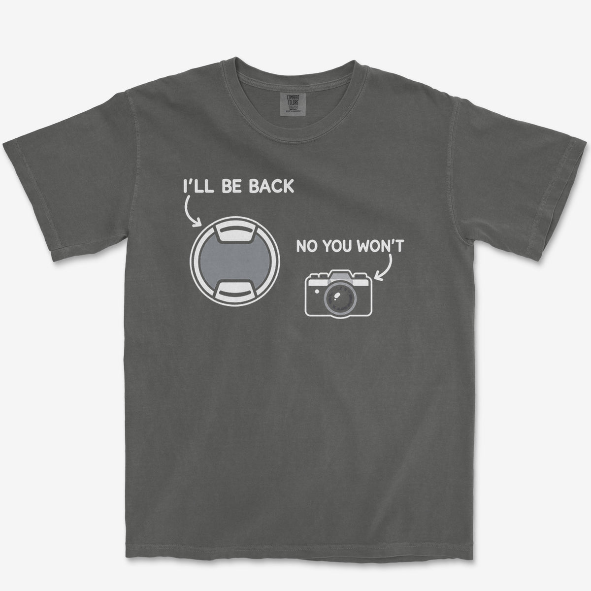 I'll Be Back Tee — pepper