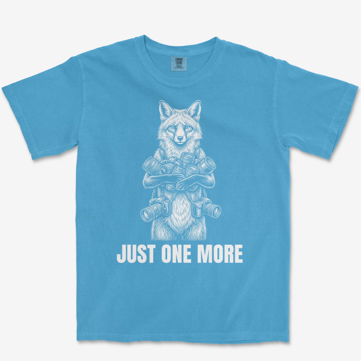 Just One More Fox Heavyweight Tee