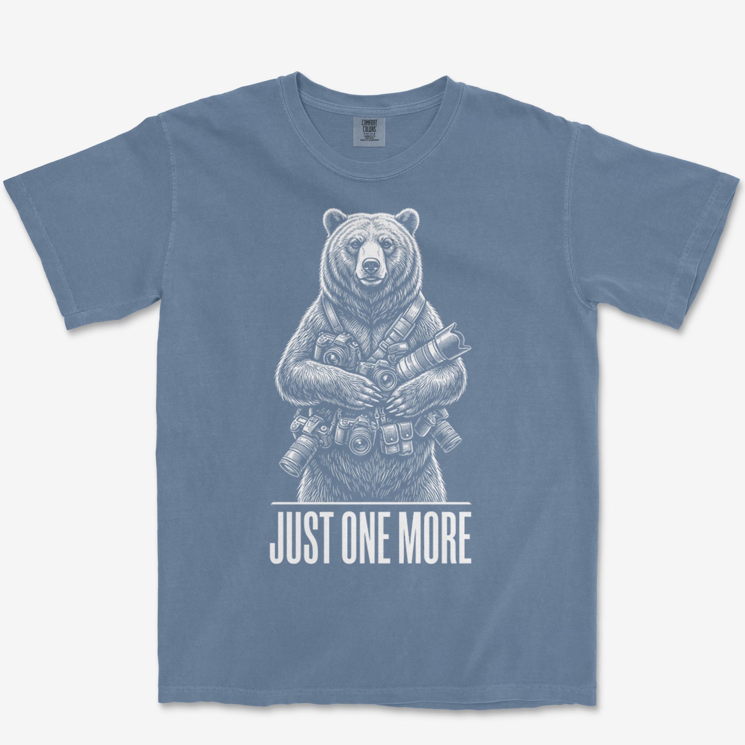 Just One More Grizzly Heavyweight Tee