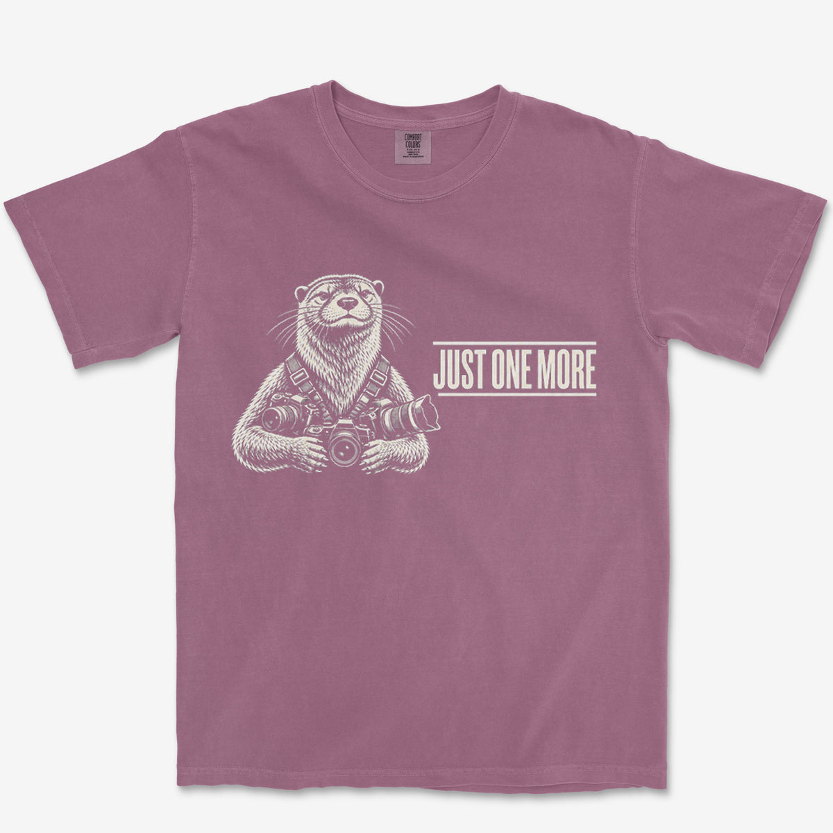 Just One More Otter Heavyweight Tee