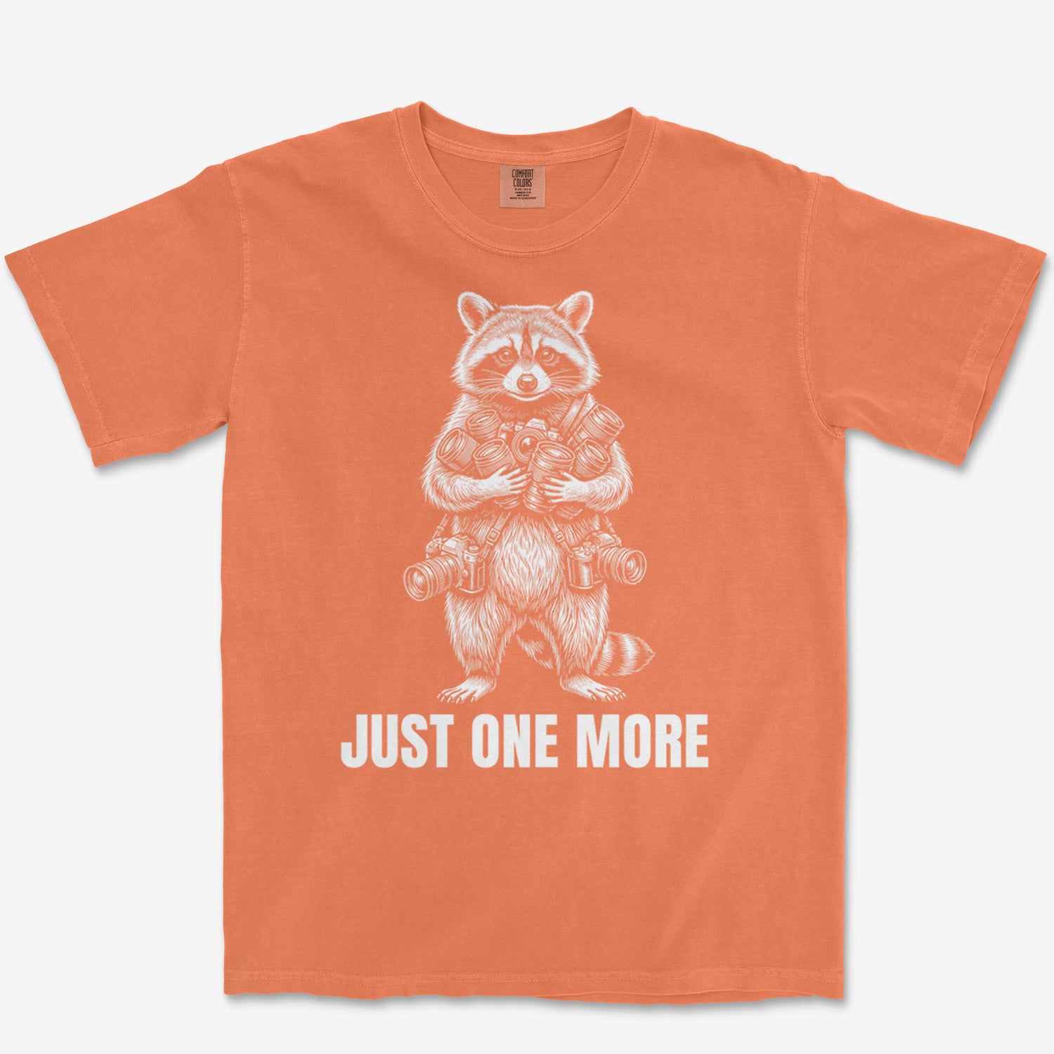 Just One More Raccoon Heavyweight Tee