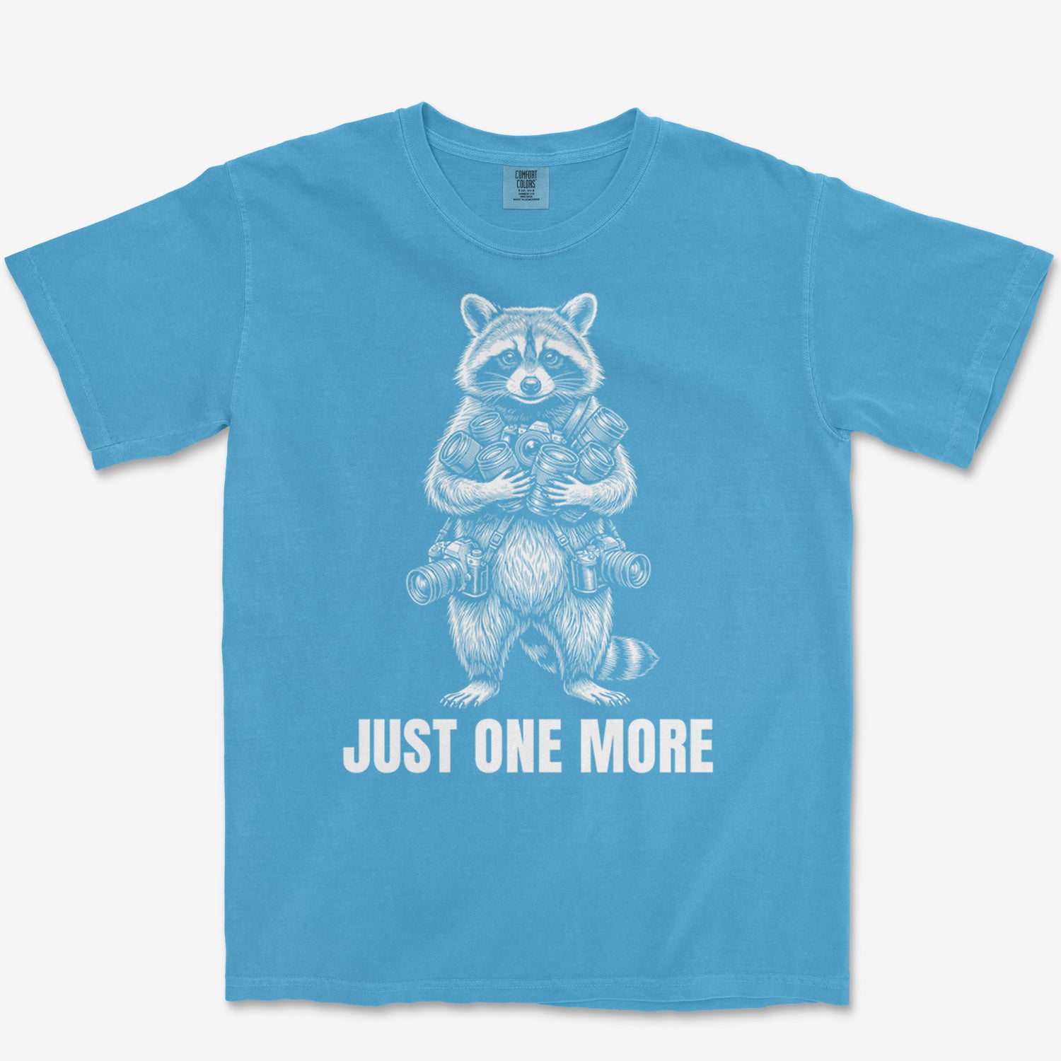 Just One More Raccoon Heavyweight Tee
