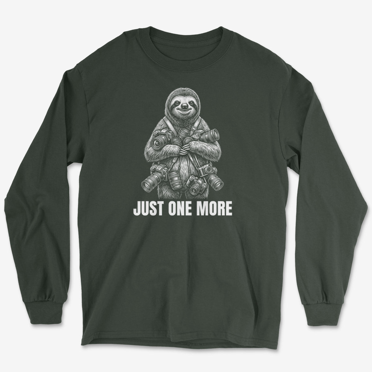 Just One More Sloth Long Sleeve Tee