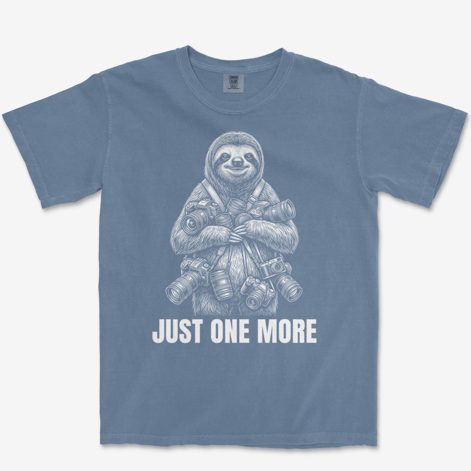Just One More Sloth Heavyweight Tee