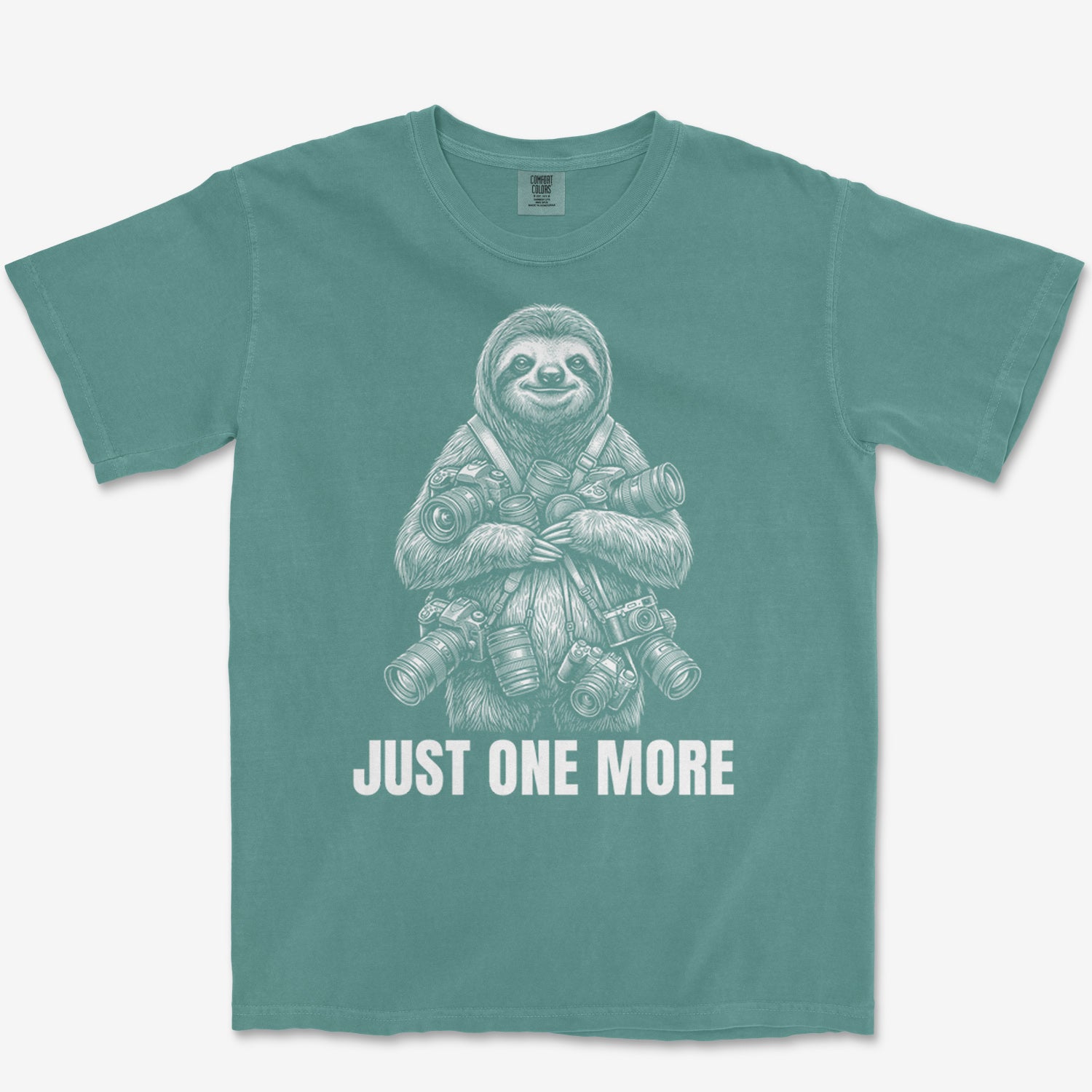 Just One More Sloth Heavyweight Tee