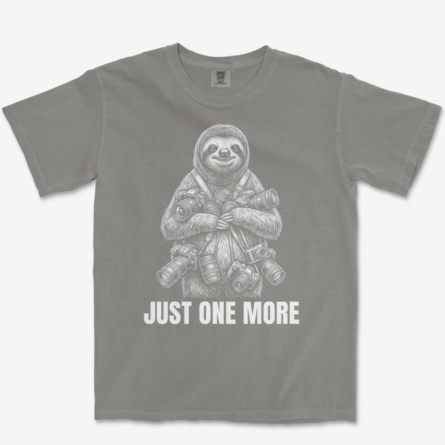 Just One More Sloth Heavyweight Tee