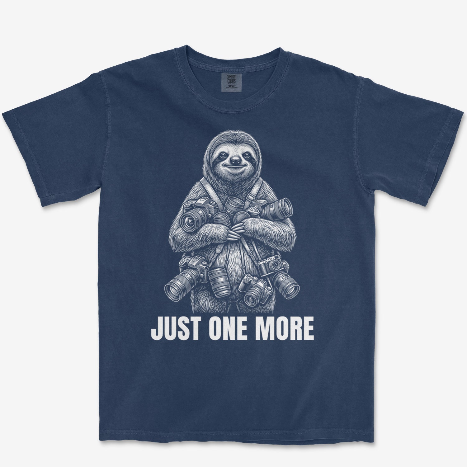 Just One More Sloth Heavyweight Tee