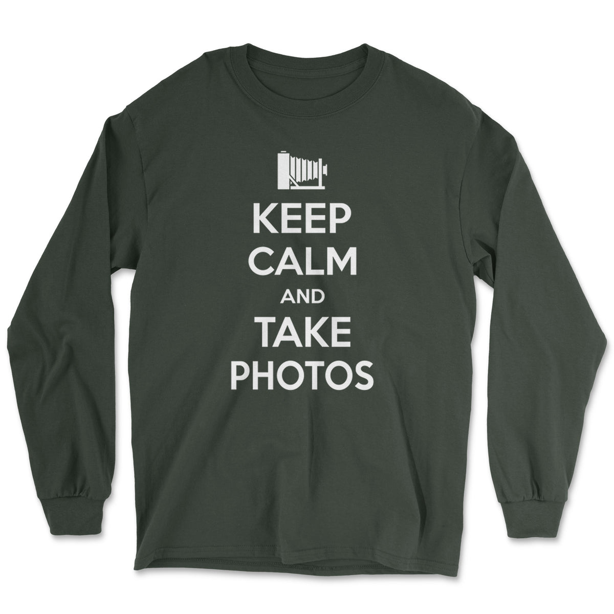 Keep Calm Large Format Long Sleeve Tee