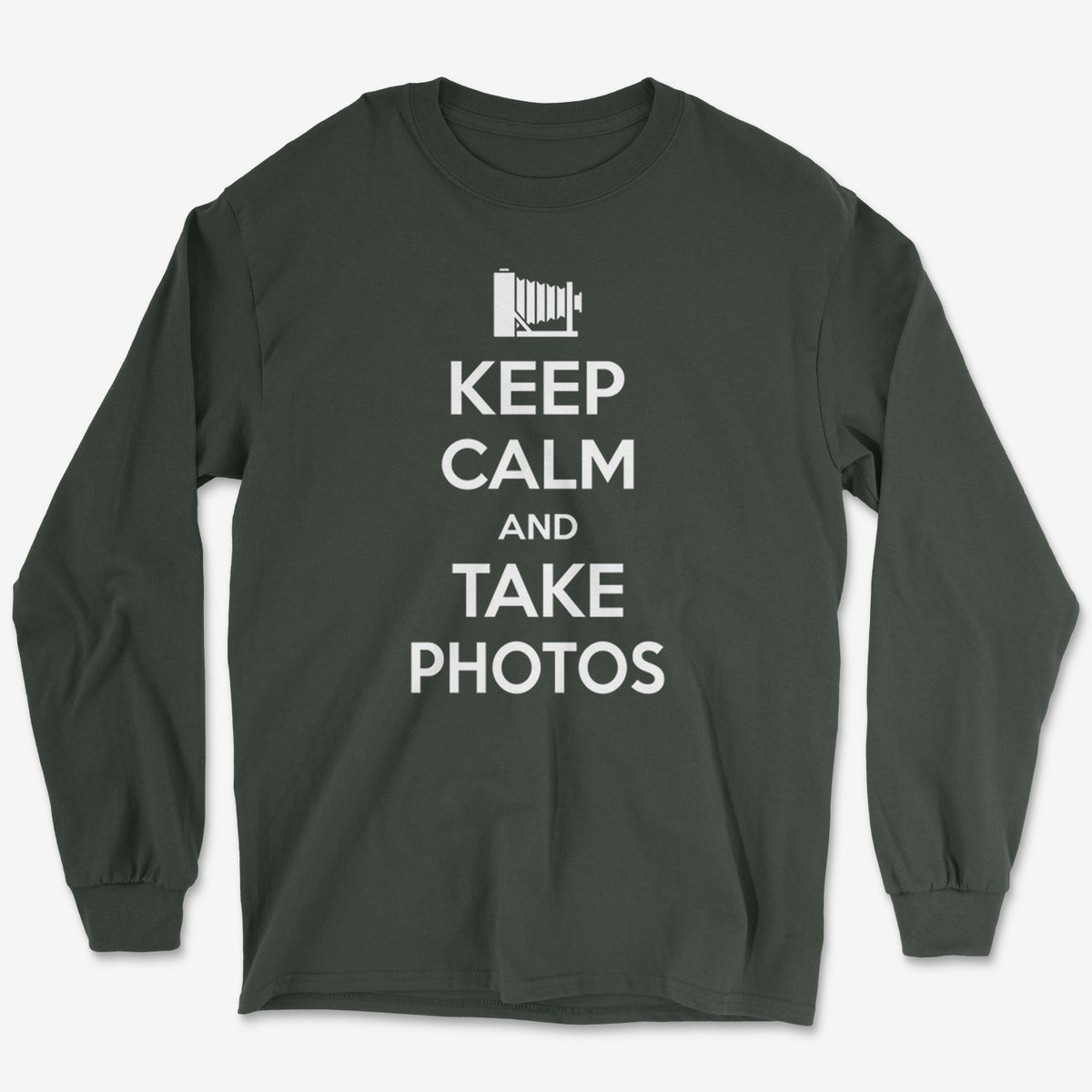 Keep Calm Large Format Long Sleeve Tee