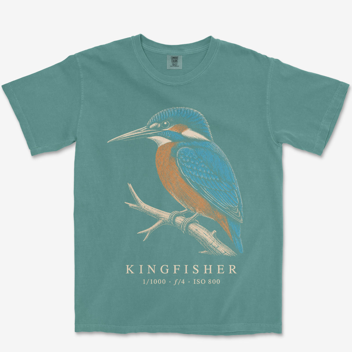 Kingfisher Plate Heavyweight Tee