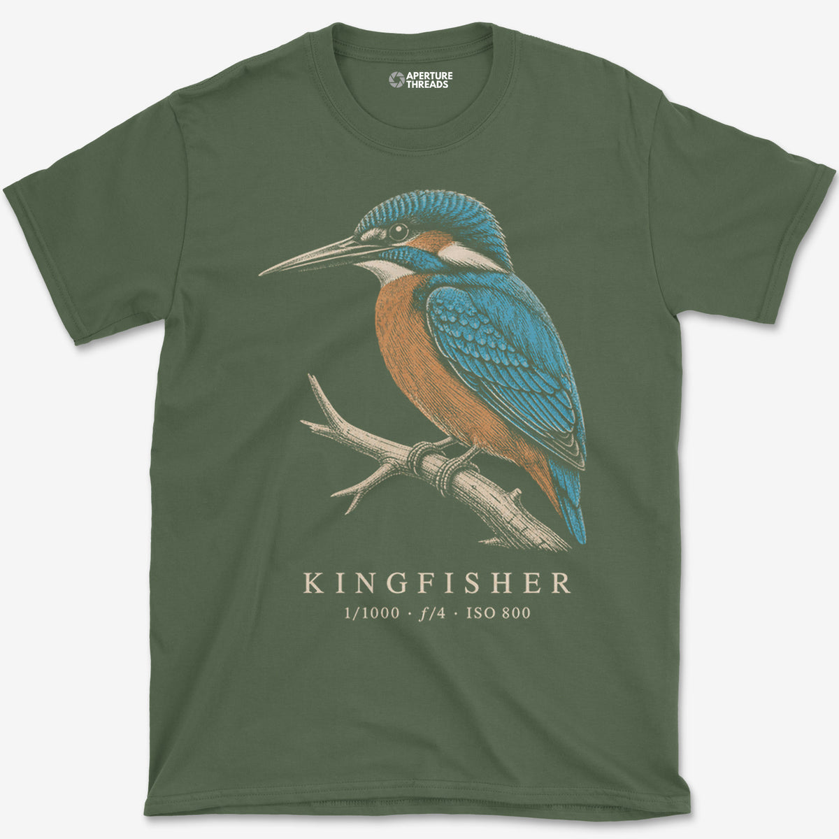 Kingfisher Plate T-Shirt