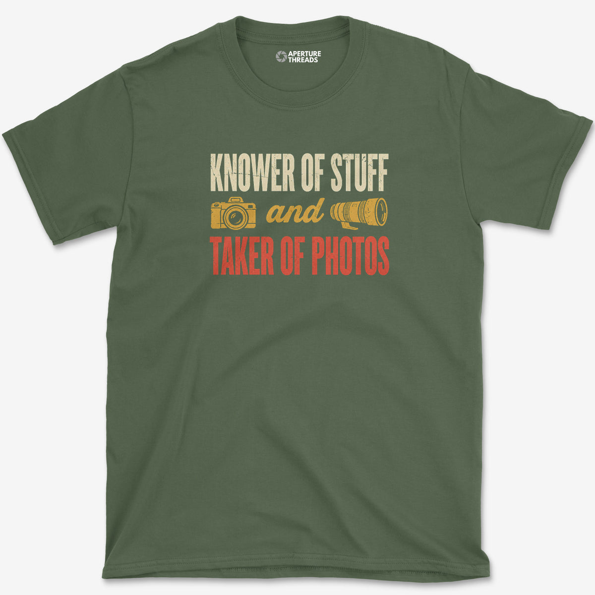 Knower Of Stuff T-Shirt — military green