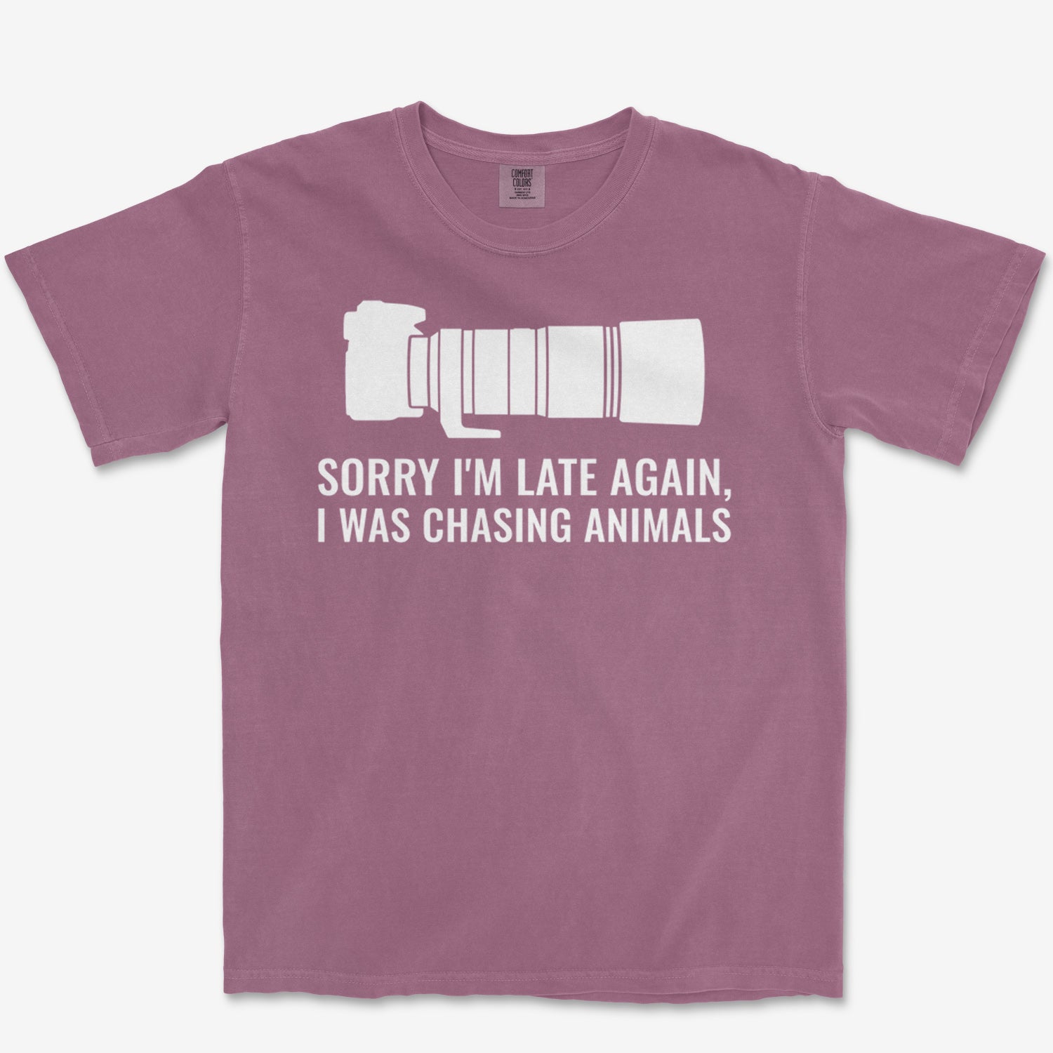 Late Again Heavyweight Tee